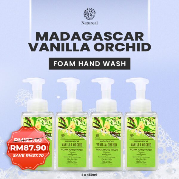 PROMO KOMBO 4 BOTOL Foam Hand Wash Vanila Orchid
