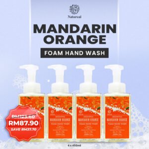 PROMO KOMBO 4 BOTOL Foam Hand Wash Mandarin Oren