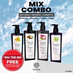 KOMBO MIXED 4 Botol Shampoo