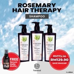 BUNDLE JIMAT 3 Botol Rosemary Shampoo