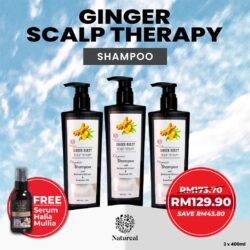 BUNDLE JIMAT 3 Botol Ginger Shampoo