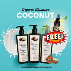 12 Botol Coconut Shampoo