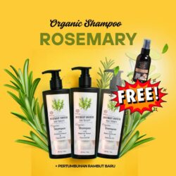 12 Botol Rosemary Shampoo